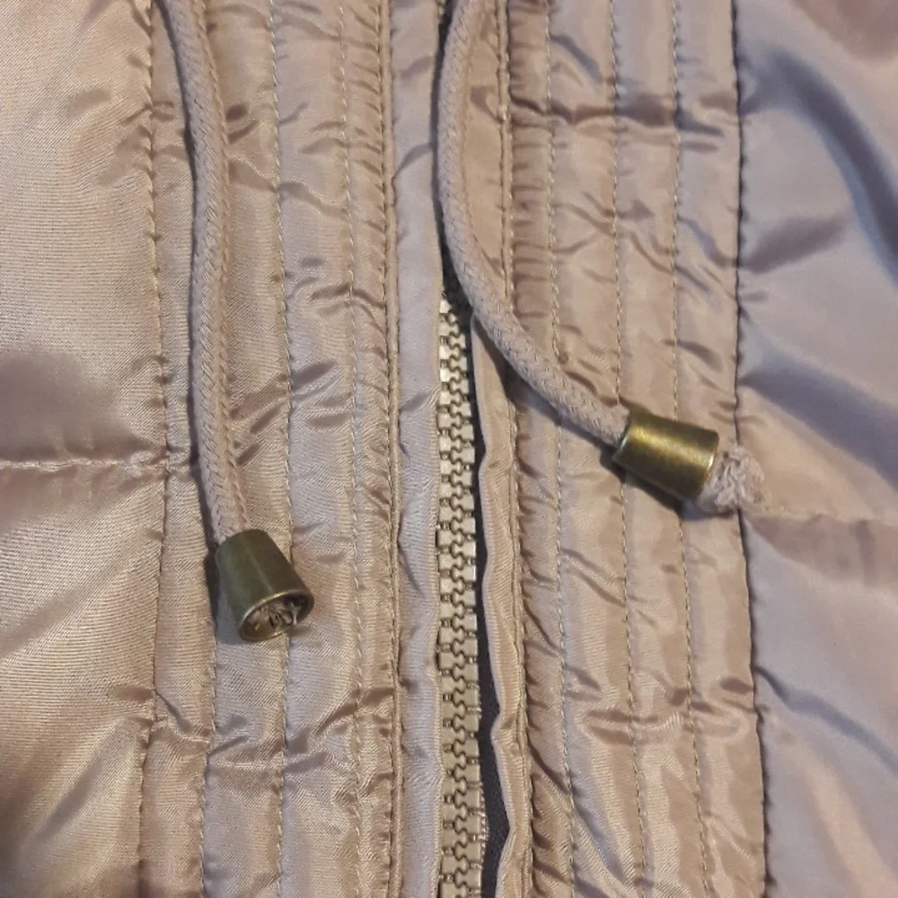 Lauren Ralph Lauren Down/waterfowl fur lined removeable hood zip up size s - Picture 14 of 15